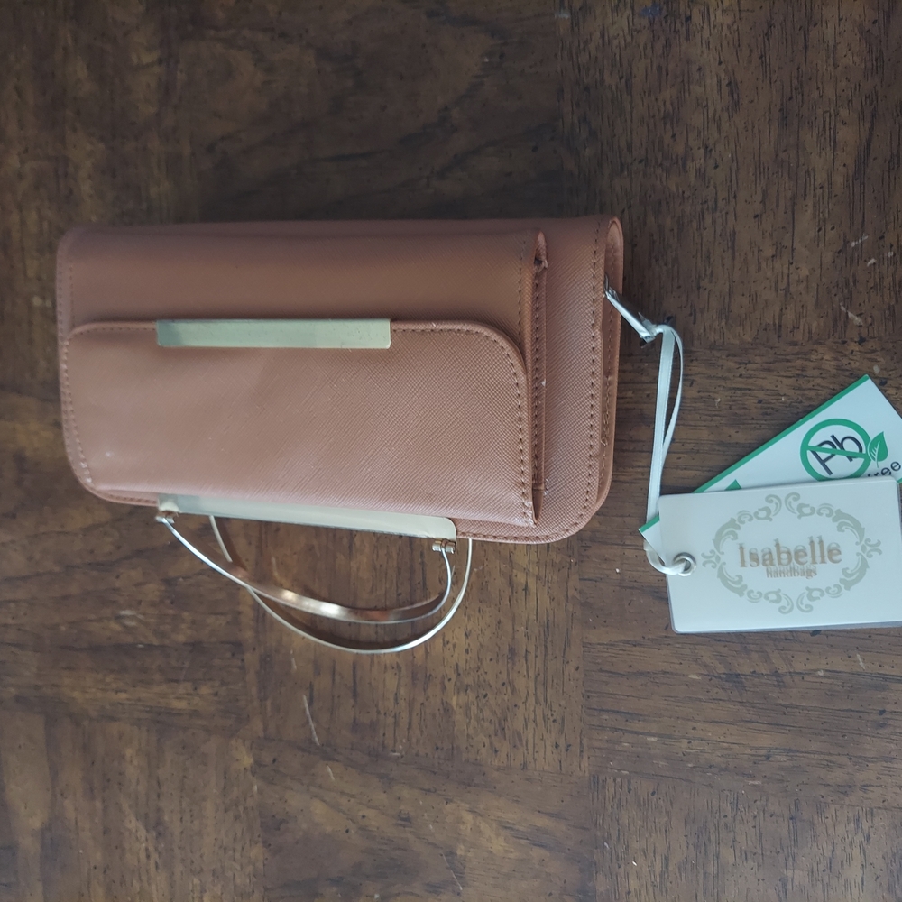 Tan Clutch Bag